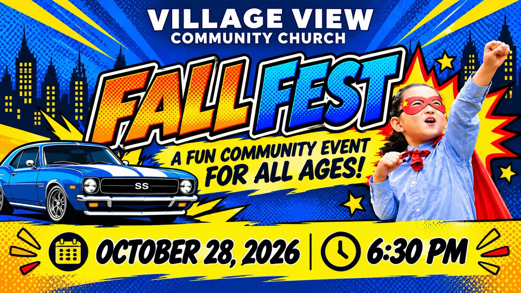 Village View Community Church Fall Fest, Oct 28